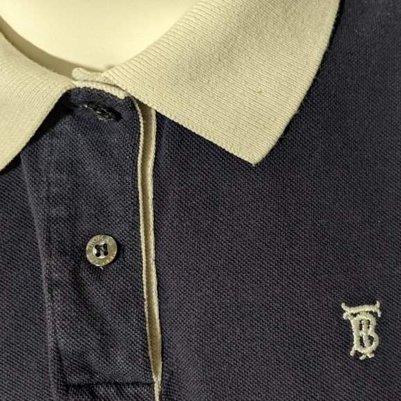 Thomas Burberry Logo Golf Polo Tank Vintage Authentic - Picture 4 of 6